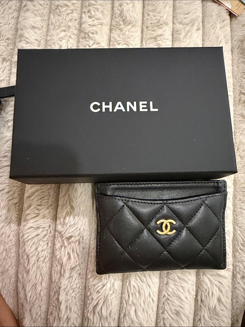 Authentic Chanel wallet card holder